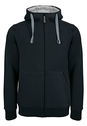 ELKLINE Herren Sweatjacke Casual 1015045, Größe:XL, Farbe:black von ELKLINE