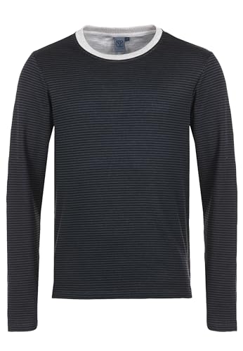 ELKLINE Herren Sweatshirt Freejazz | Streifen Langarm Shirt Longsleeve | 1030012, Größe:S, Farbe:Anthra - Black von ELKLINE