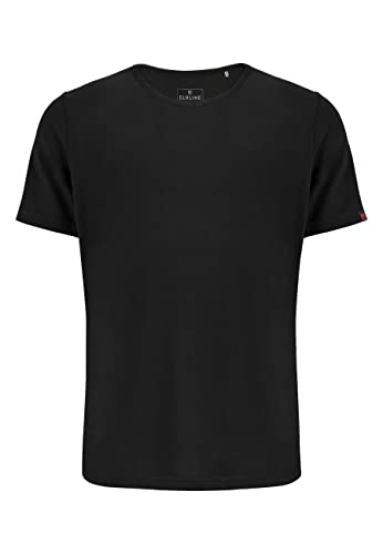 ELKLINE Herren T-Shirt Drive Cool | Basic Sport Kurzarm Shirt Rundhals atmungsaktiv 1041210, Größe:XL, Farbe:Black von ELKLINE