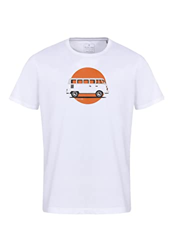 ELKLINE Herren T-Shirt Stimmt Alles VW-Bulli Print 1041195, Farbe:White, Größe:M von ELKLINE