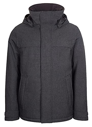 ELKLINE Herren Winterjacke Undercover | sportlich wasserdicht winddicht Stehkragen warm | 1011052, Farbe:anthramelange, Größe:XXL von ELKLINE