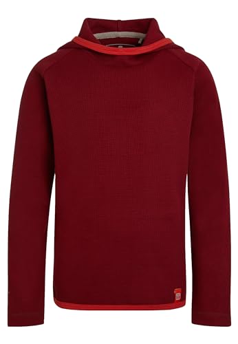 ELKLINE Kinder Hoodie Jumphouse | Streifen Kapuzenpullover Jersey leicht | 3040089, Größe:116-122, Farbe:red von ELKLINE