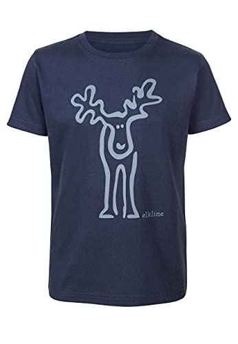 ELKLINE Jungen T-Shirt Rudölfchen 3041184, Farbe:darkblue - ashblue, Größe:116-122 von ELKLINE