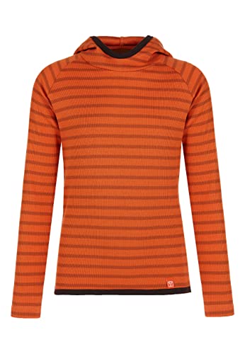 ELKLINE Kinder Hoodie Jumphouse | Streifen Kapuzenpullover Jersey leicht | 3040089, Größe:116-122, Farbe:DarkOrange - Amber von ELKLINE