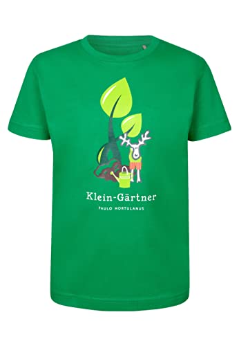 ELKLINE Kinder T-Shirt Kleingärtner 3041191, Größe:128-134, Farbe:ferngreen von ELKLINE