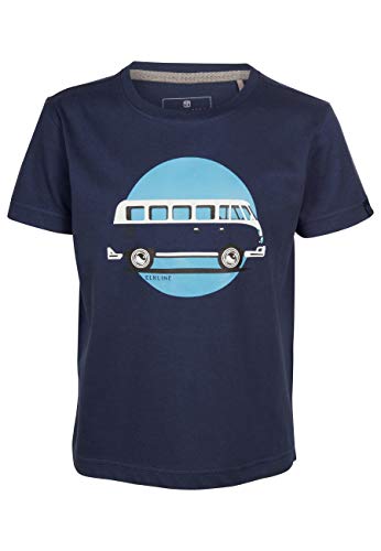 ELKLINE Kinder T-Shirt Lückenbüsser VW-Bulli Print 3041177, Farbe:darkblue, Größe:92-98 von ELKLINE