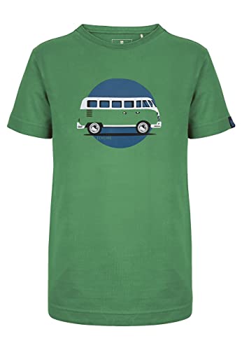 ELKLINE Kinder T-Shirt Lückenbüsser VW-Bulli Print 3041177, Farbe:mossgreen, Größe:104-110 von ELKLINE