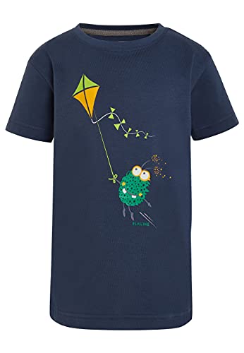 ELKLINE Kinder T-Shirt Windfang 3041188, Größe:104-110, Farbe:darkblue von ELKLINE