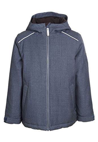 ELKLINE Kinder Winterjacke Pfützensprung | wasserdicht | winddicht | atmungsaktiv | wärmend | gefütterte Kapuze | weitenverstellbarer Saum | Mädchen | Jungen | 3011015, Farbe:bluegrey, Größe:128-134 von ELKLINE