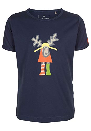 ELKLINE Mädchen T-Shirt Kurze Socke 3241099, Farbe:darkblue, Größe:116-122 von ELKLINE