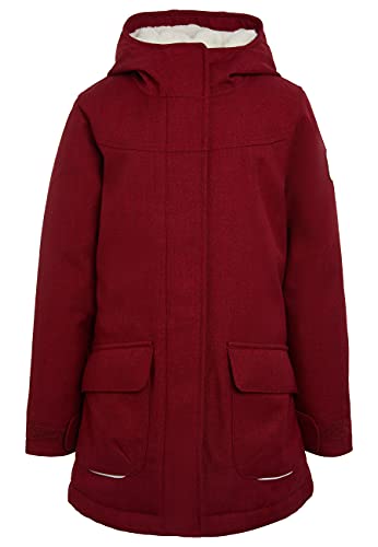 ELKLINE Mädchen Winterjacke Pfützen Queen | warm mit Fleece gefüttert | wasserdicht winddicht | reflektierende Details 3211011, Farbe:rioredmelange, Größe:152-158 von ELKLINE