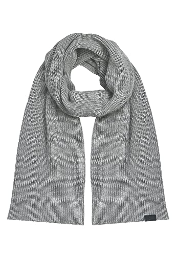 ELKLINE Unisex Schal Verwickelt | Basic Strickschal warm für Herbst Winter 8013022, Accessoires:One Size, Farbe:greymelange von ELKLINE