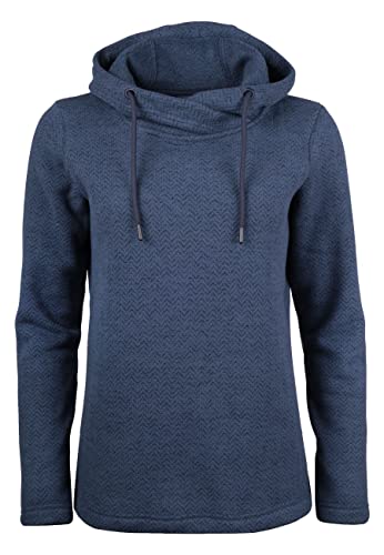 ELKLINE Damen Fleece Hoodie Venus | Kapuzenpullover tailliert geschnitten | Langarm weich und wärmend |2036015, Größe:48, Farbe:ashblue von ELKLINE