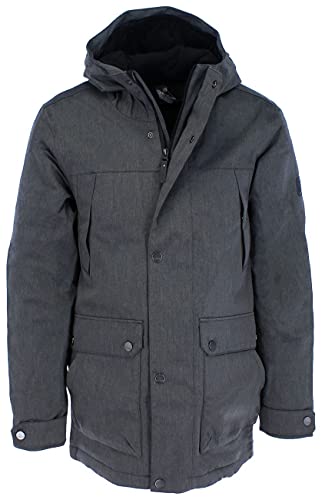 ELKLINE Herren Winterparka Instinct | Winterjacke halblang | wasserdicht Winddicht Kapuze, Farbe:Anthra, Größe:S von ELKLINE