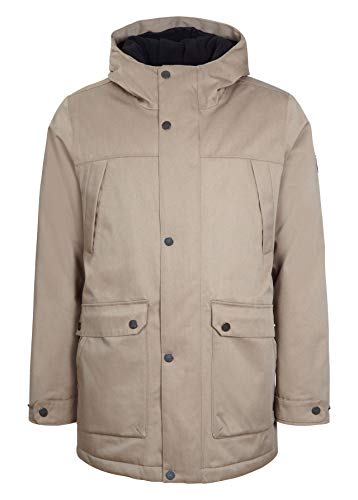 ELKLINE Herren Winterparka Instinct | Winterjacke halblang | wasserdicht Winddicht Kapuze, Farbe:Khaki, Größe:M von ELKLINE