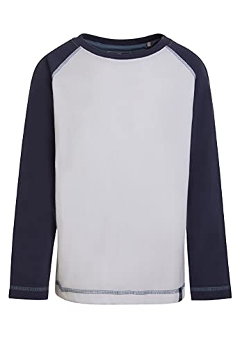 Elkline Kinder Langarmshirt Two Tone 3040091, Größe:116-122, Farbe:White - darkblue von ELKLINE