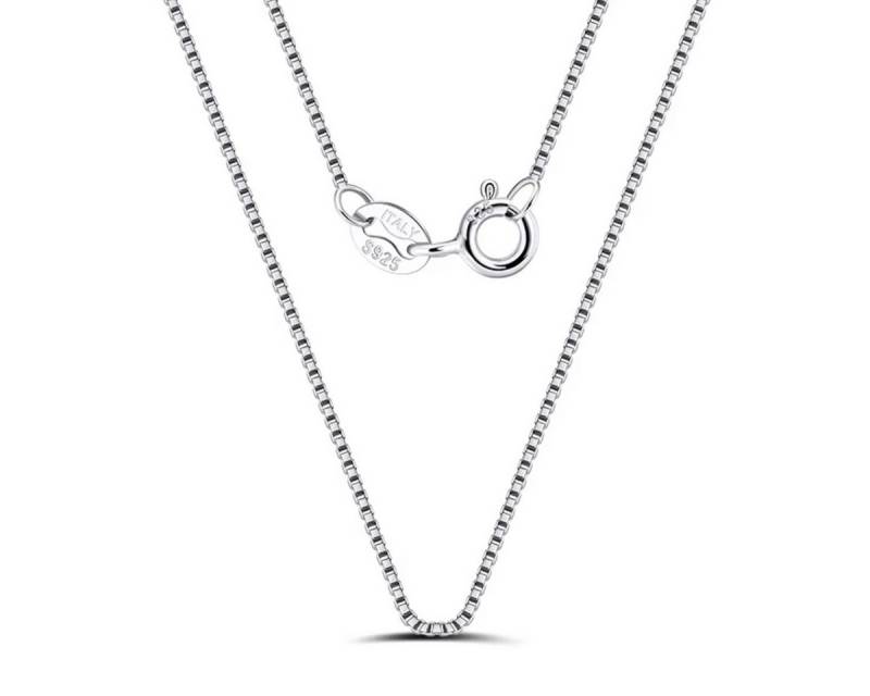 ELLAWIL Silberkette Kette mit Eulen Anhänger Zirkonia Halskette Mädchen Eulenkette Herz (GESCHENKIDEE, Kettenlänge 40 cm, Sterlingsilber 925), inklusive Geschenkschachtel von ELLAWIL