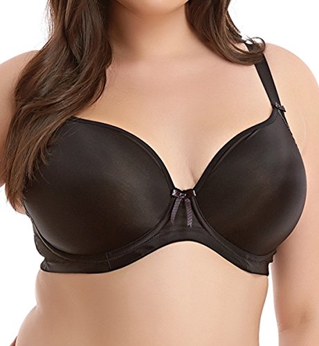 Elomi Damen Bijou Bügel Übergröße BH, Blickdicht, schwarz, 85F von ELOMI