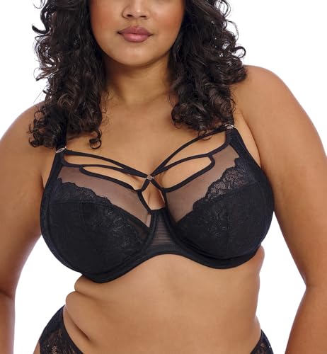 ELOMI Damen Plunge-BH, Blickdicht, Schwarz, 70FF von ELOMI