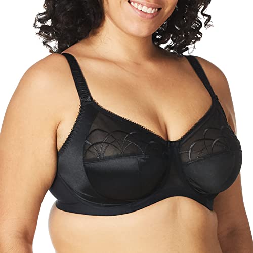 ELOMI Damen Cate Underwire Full Cup Banded Bra BH, schwarz, 75H von ELOMI