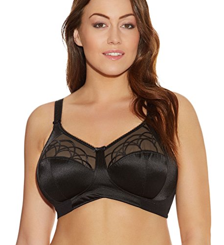 Elomi Damen Cate Soft Cup Wireless BH, Undurchsichtige, Schwarz, 95G von Elomi