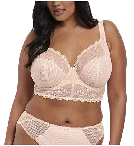 ELOMI Damen Charley Longline Underwire Bralette Plunge-BH, Rosa-Ballet Pink, 85F von ELOMI