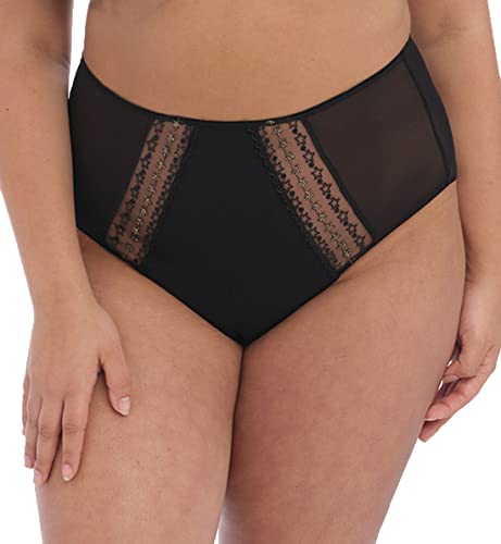 ELOMI Damen Matilda Full Coverage Brief Unterwsche im Bikini-Stil, Schwarzer Star, L von ELOMI