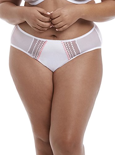 Elomi Damen Matilda Sheer Backed Briefs Slip, Weiß, X-Large von ELOMI