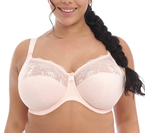 ELOMI Damen Morgan Underwire Banded Stretch Lace Bra BH mit voller Abdeckung, Rosa-Ballet Pink, 90H von ELOMI