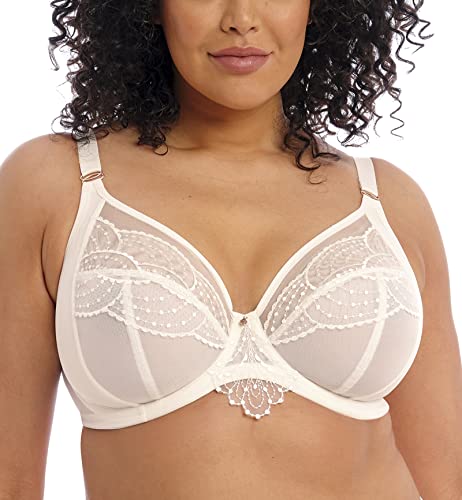 ELOMI Damen Priya Underwire Bra Plunge-BH, Durchsichtig, Vanille, 80FF ELOMI Damen Priya Underwire Bra Plunge-BH, Durchsichtig, Vanille, 80FF von Elomi