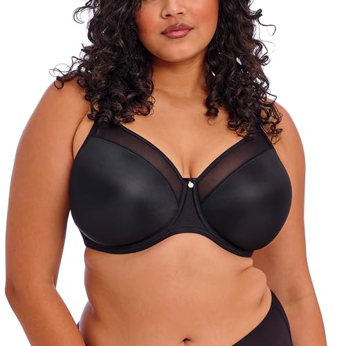 ELOMI Damen Smooth Underwire Molded Bra Geformter BH, schwarz, 70K von ELOMI