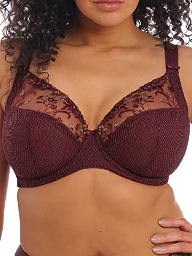 Elomi - Tiefer BH mit Bügeln und seitlicher Verstärkung von Charley, violett, 105E von Elomi