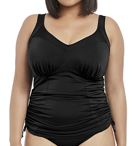 Elomi Damen Essentials Tankini-Top / Tankini-Top Gr. 44, Schwarz von ELOMI