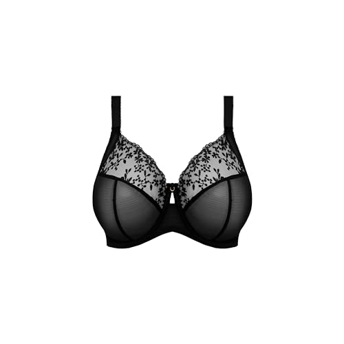 Elomi Damen Zarla Bügel-BH, Schwarz, 40FF Elomi Damen Zarla Bügel-BH, Schwarz, 40FF von Elomi