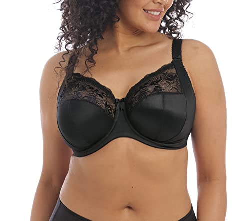 Elomi Morgan Damen BH mit Bügel, Stretch, Spitze, schwarz, 80H von ELOMI