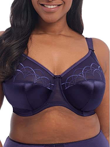 Elomi Women's Plus Size Cate Underwire Full Cup Banded Bra, Ink, 40GG von ELOMI