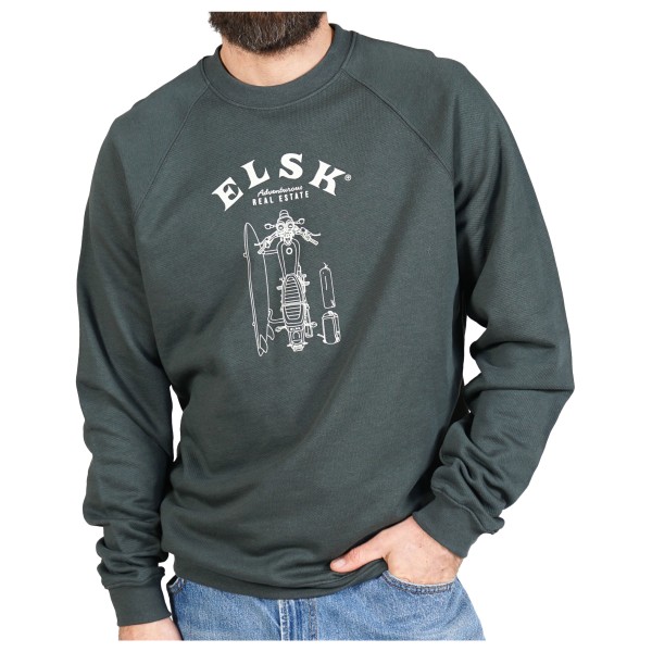ELSK - Single Estate Tværs Crewneck - Pullover Gr S grau von ELSK