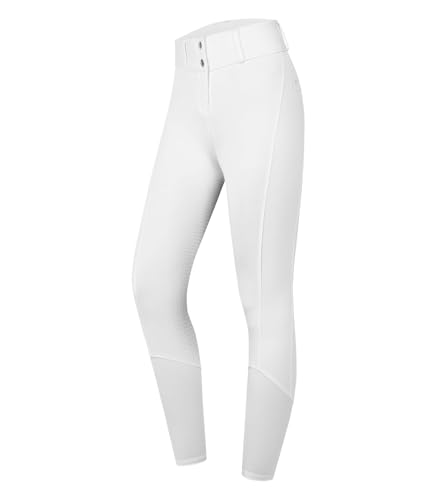 ELT Reithose Essential High Waist Silikon, weiß, Gr. 48 von ELT