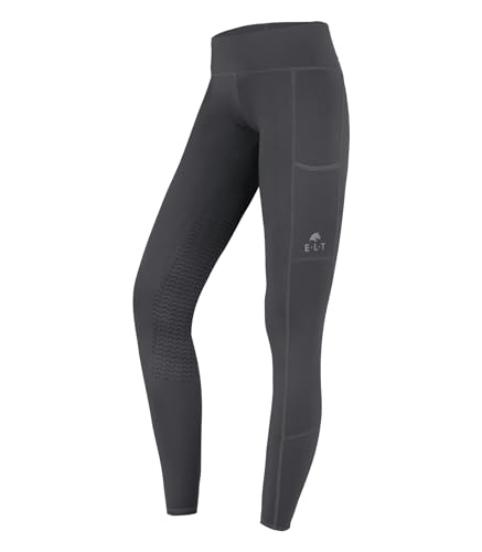 ELT Thermo-Reitleggings Ella, Asphalt, Gr. 48 von ELT