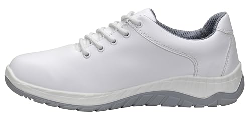 ELTEN Berufsschuhe MARC white Low ESD O2, Damen und Herren, Textil, leicht, klassisch, Weiß von ELTEN