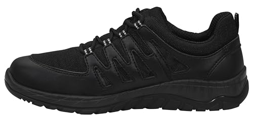 ELTEN Berufsschuhe Maddox Air Mesh Black Low ESD O1, Damen und Herren, Textil, leicht, sportlich, Schwarz Schwarz 45 von ELTEN