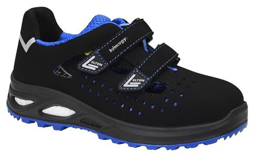 ELTEN Impulse Lady XXTL Blue Easy ESD S1PS, Sicherheitsschuhe für Damen+Herren, leicht, Stahlkappe, Obermaterial: Textil, Innenfutter: Textil (atmungsaktiv), Gr. 39 von ELTEN