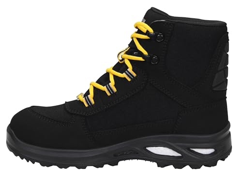 ELTEN Sicherheitsschuhe Tine XXTL GTX Mid ESD S2 CI, Damen, Textil, Stahlkappe, leicht, sportlich Schwarz,Gelb 35 von ELTEN