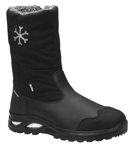 ELTEN Damen-Sicherheitsstiefel Fiona XXTL High ESD S3S CI, Damen, Leder/Textil, Stahlkappe, leicht, klassisch, Schwarz 39, Schwarz von ELTEN