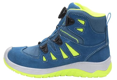 ELTEN Kinderschuhe Outdoor Maddox Kids BOA Petrol-Lime Mid für Mädchen und Jungen Türkis,Gelb 31 von ELTEN