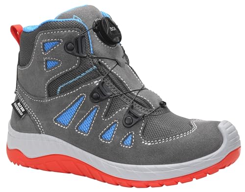 ELTEN Kinderschuhe Outdoor Maddox Kids BOA Grey-red Mid für Mädchen und Jungen 30, Grau-Rot von ELTEN