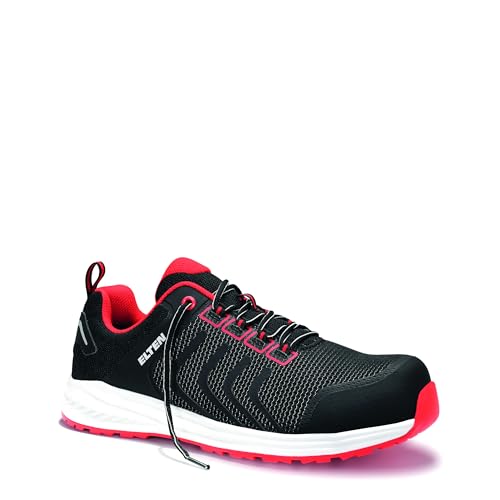 ELTEN Schuhe, Livas Black-red Low ESD S1P, Größe 46 von ELTEN