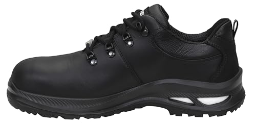 ELTEN Sicherheitsschuhe Terence XXG Black Low ESD S3 HI, Damen und Herren, Leder, Kunststoffkappe (Leichter als Stahlkappe), leicht, robust, Schwarz Schwarz 41 von ELTEN