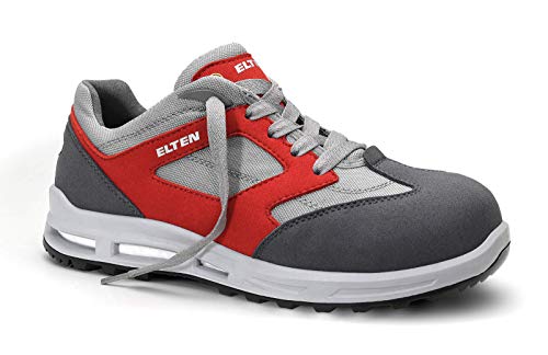 ELTEN Schuhe, Travis XXT Grey-red Low ESD S2, Größe 37 von ELTEN