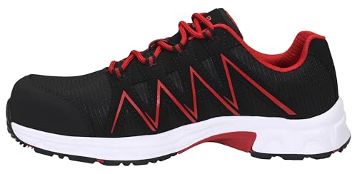 ELTEN Schuhe, jo_Speedy Black-red Low ESD S3, Größe 42 von ELTEN
